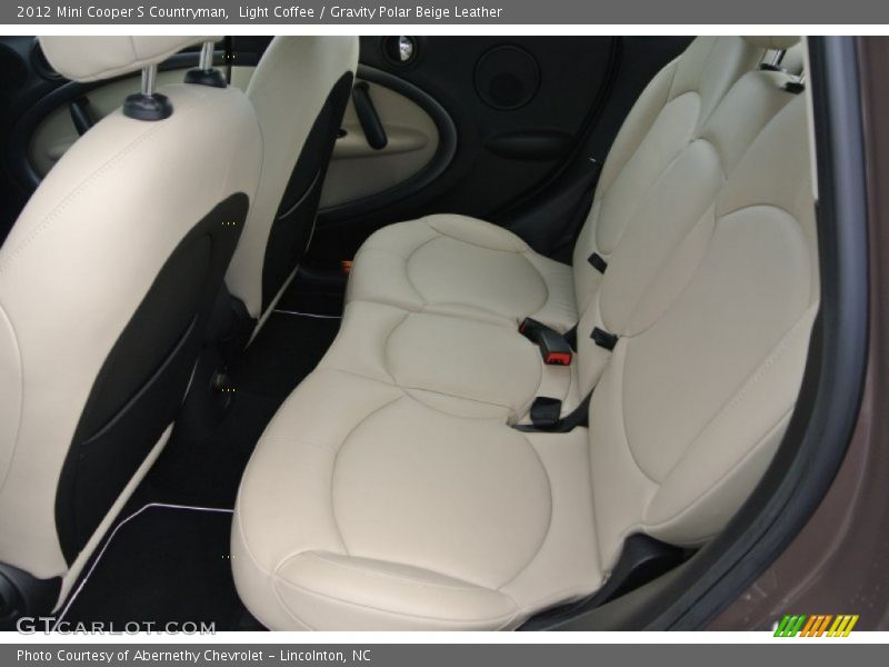 Light Coffee / Gravity Polar Beige Leather 2012 Mini Cooper S Countryman