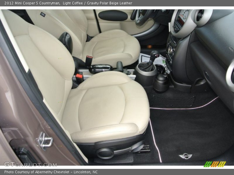 Light Coffee / Gravity Polar Beige Leather 2012 Mini Cooper S Countryman