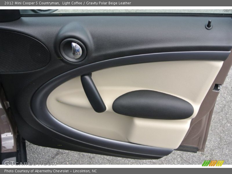 Light Coffee / Gravity Polar Beige Leather 2012 Mini Cooper S Countryman