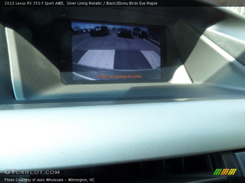 Silver Lining Metallic / Black/Ebony Birds Eye Maple 2013 Lexus RX 350 F Sport AWD