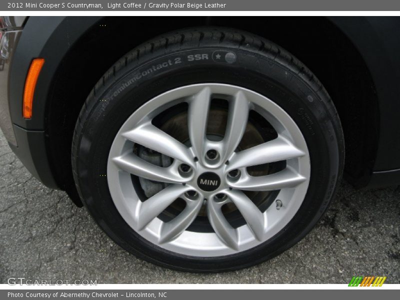 Light Coffee / Gravity Polar Beige Leather 2012 Mini Cooper S Countryman
