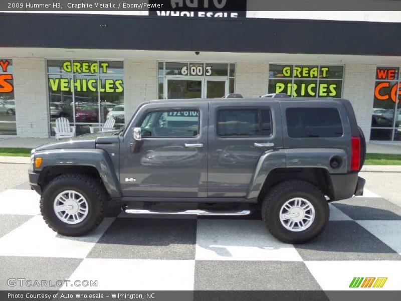 Graphite Metallic / Ebony/Pewter 2009 Hummer H3