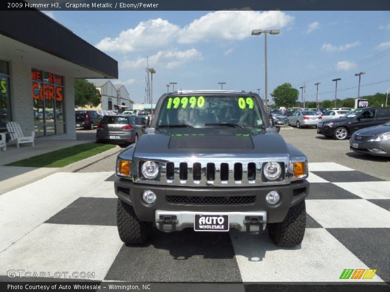 Graphite Metallic / Ebony/Pewter 2009 Hummer H3