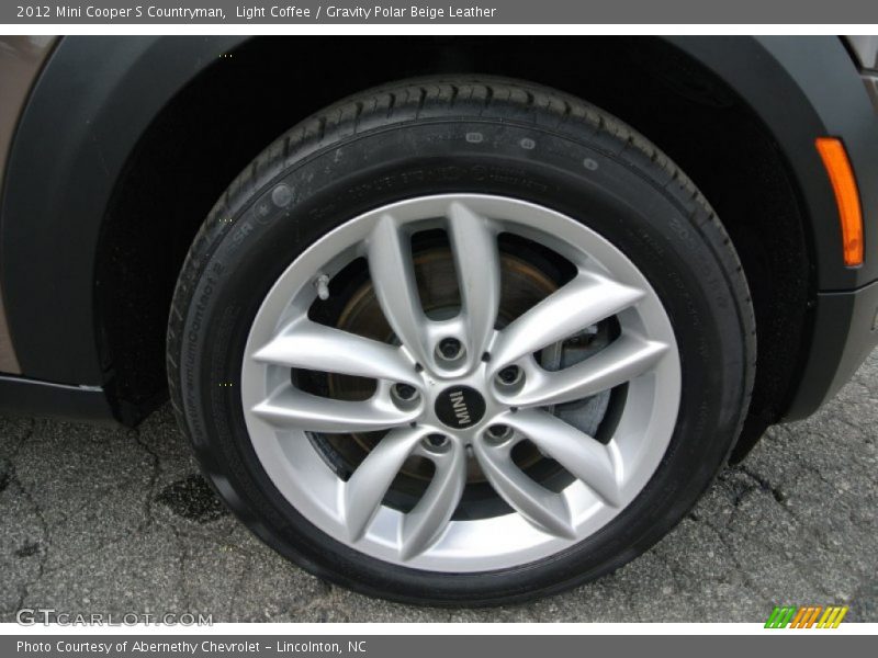 Light Coffee / Gravity Polar Beige Leather 2012 Mini Cooper S Countryman