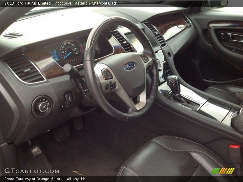 Ingot Silver Metallic / Charcoal Black 2013 Ford Taurus Limited