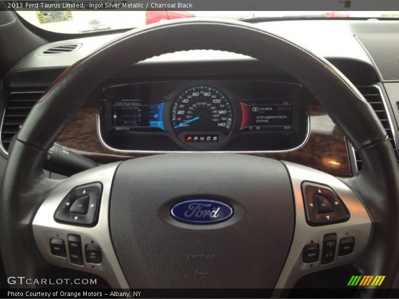 Ingot Silver Metallic / Charcoal Black 2013 Ford Taurus Limited