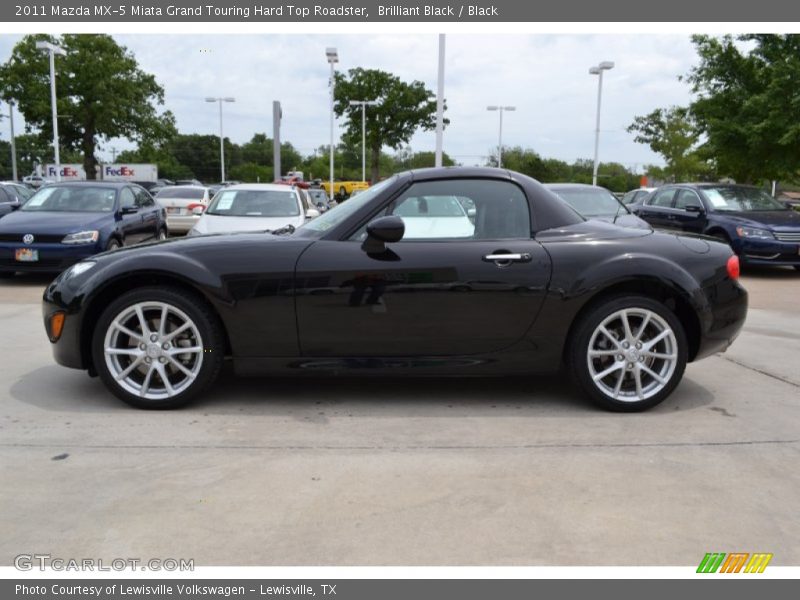 Brilliant Black / Black 2011 Mazda MX-5 Miata Grand Touring Hard Top Roadster