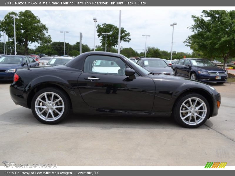 Brilliant Black / Black 2011 Mazda MX-5 Miata Grand Touring Hard Top Roadster