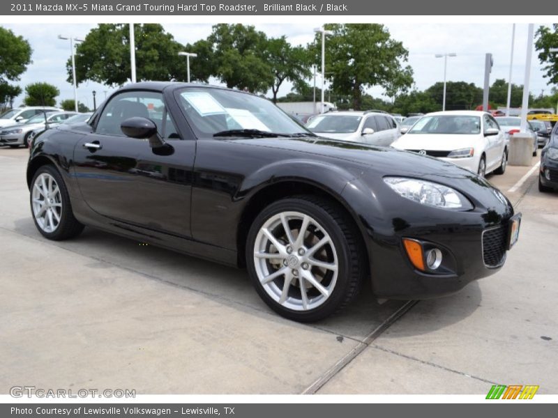 Brilliant Black / Black 2011 Mazda MX-5 Miata Grand Touring Hard Top Roadster