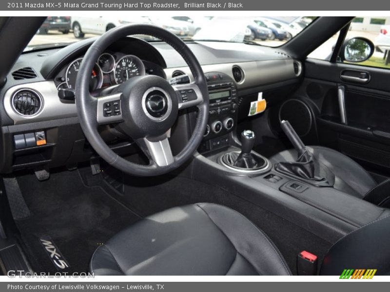Brilliant Black / Black 2011 Mazda MX-5 Miata Grand Touring Hard Top Roadster