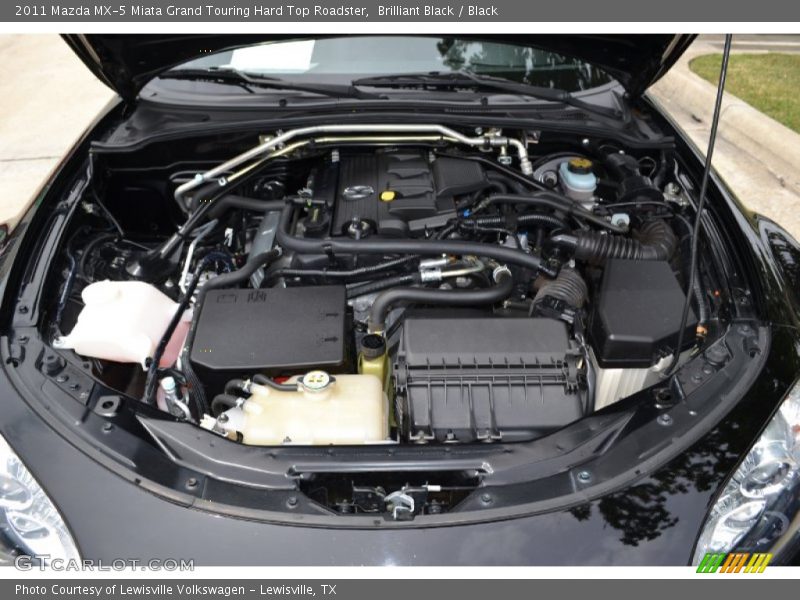 Brilliant Black / Black 2011 Mazda MX-5 Miata Grand Touring Hard Top Roadster