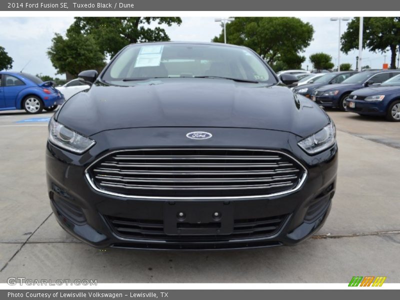 Tuxedo Black / Dune 2014 Ford Fusion SE