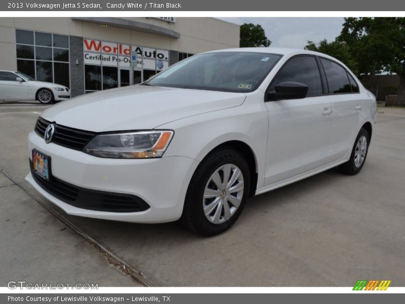 Candy White / Titan Black 2013 Volkswagen Jetta S Sedan