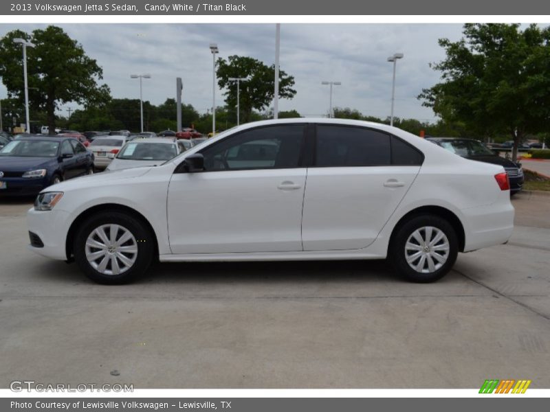 Candy White / Titan Black 2013 Volkswagen Jetta S Sedan