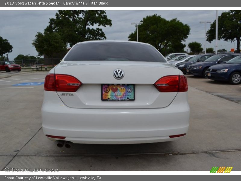 Candy White / Titan Black 2013 Volkswagen Jetta S Sedan