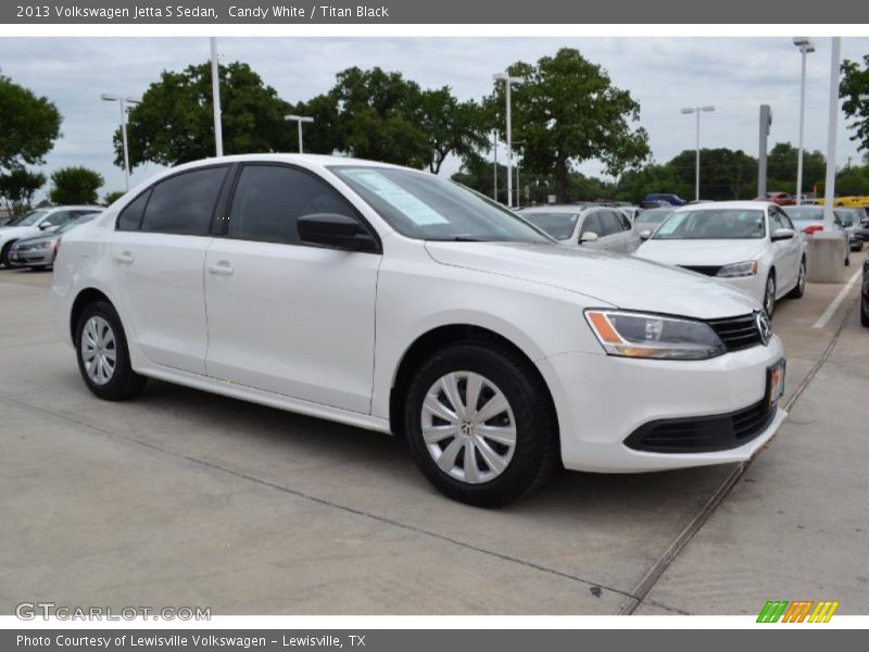 Candy White / Titan Black 2013 Volkswagen Jetta S Sedan
