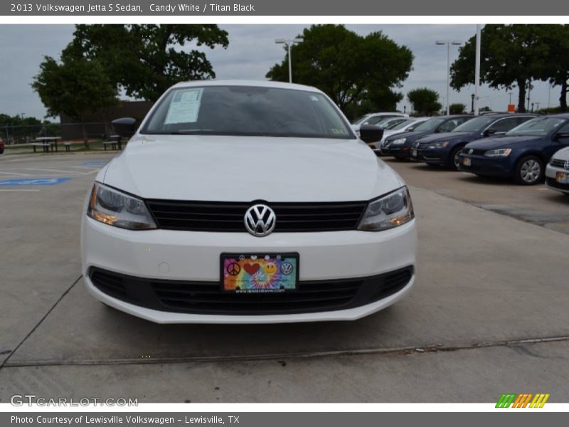 Candy White / Titan Black 2013 Volkswagen Jetta S Sedan