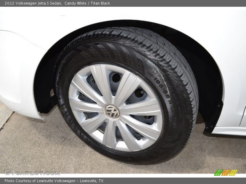 Candy White / Titan Black 2013 Volkswagen Jetta S Sedan
