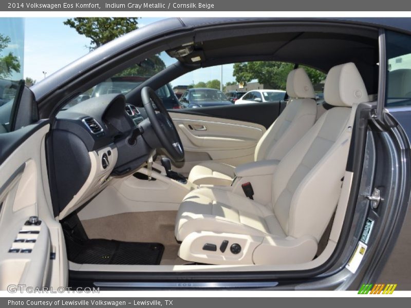Indium Gray Metallic / Cornsilk Beige 2014 Volkswagen Eos Komfort