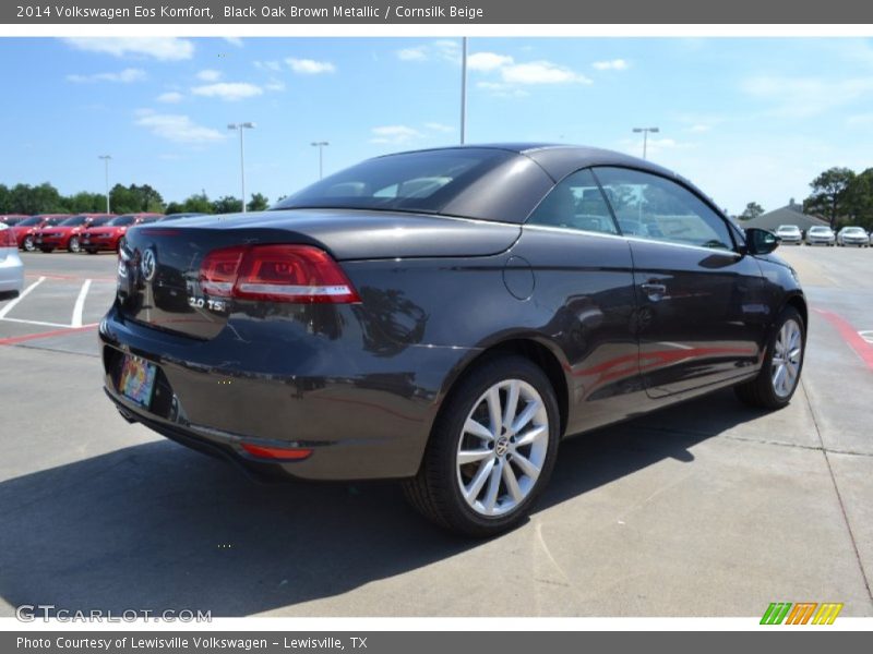 Black Oak Brown Metallic / Cornsilk Beige 2014 Volkswagen Eos Komfort