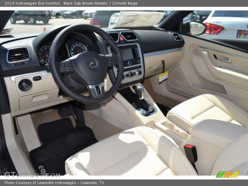 Black Oak Brown Metallic / Cornsilk Beige 2014 Volkswagen Eos Komfort