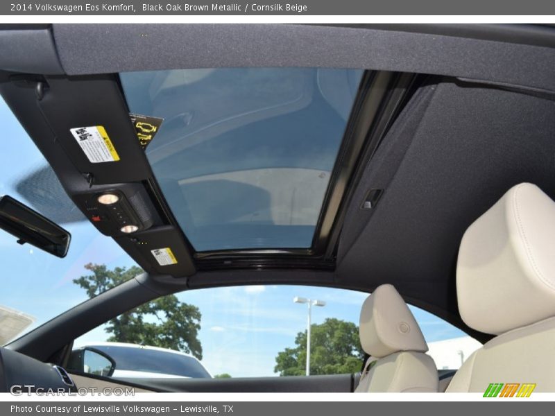 Black Oak Brown Metallic / Cornsilk Beige 2014 Volkswagen Eos Komfort