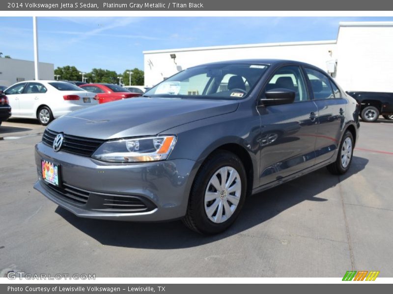 Platinum Gray Metallic / Titan Black 2014 Volkswagen Jetta S Sedan
