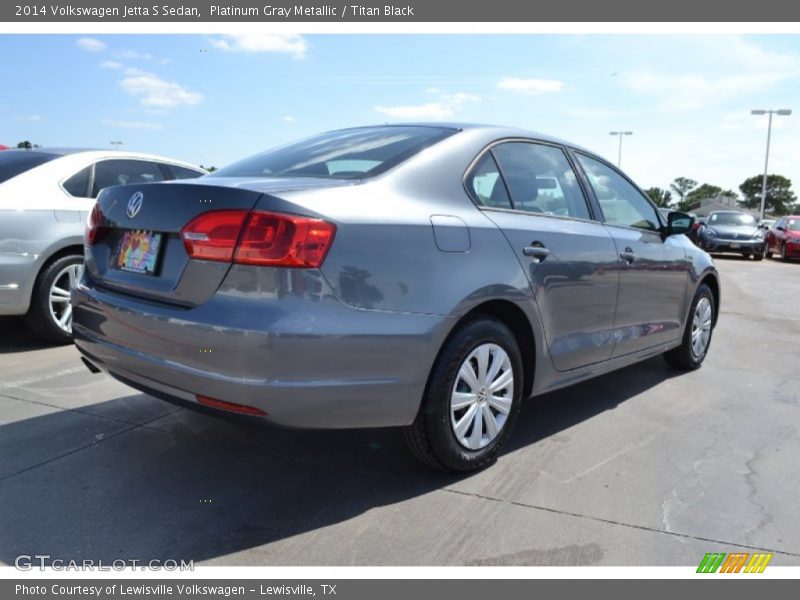 Platinum Gray Metallic / Titan Black 2014 Volkswagen Jetta S Sedan