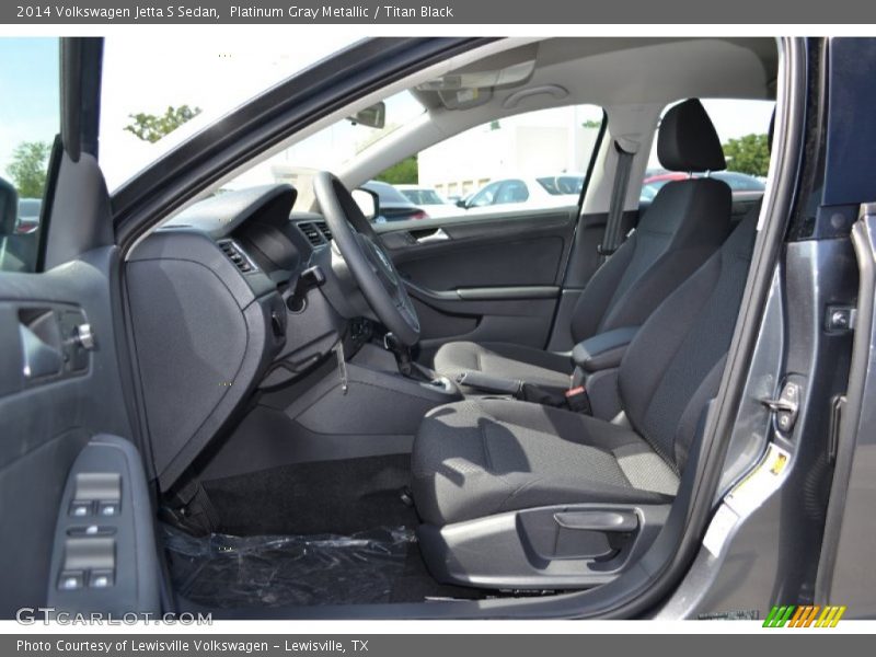 Platinum Gray Metallic / Titan Black 2014 Volkswagen Jetta S Sedan