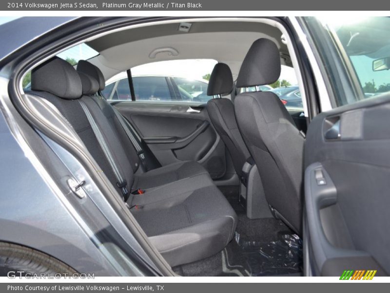 Platinum Gray Metallic / Titan Black 2014 Volkswagen Jetta S Sedan