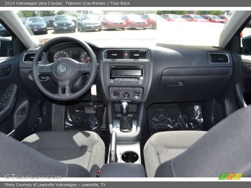 Platinum Gray Metallic / Titan Black 2014 Volkswagen Jetta S Sedan