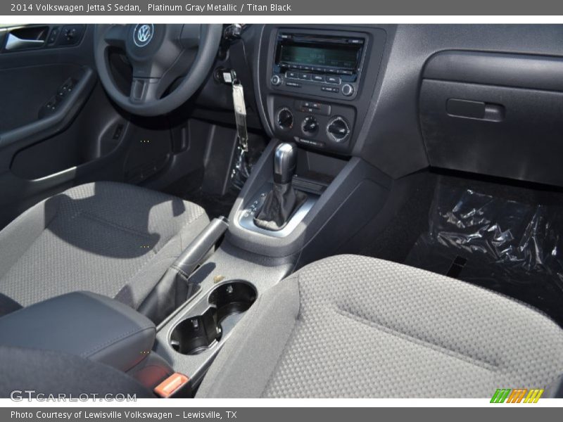 Platinum Gray Metallic / Titan Black 2014 Volkswagen Jetta S Sedan