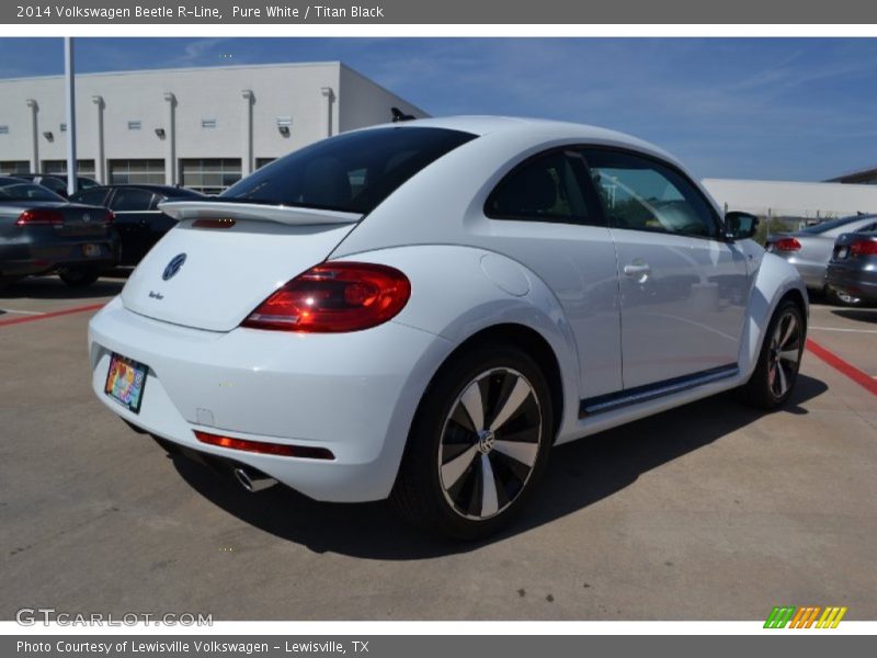 Pure White / Titan Black 2014 Volkswagen Beetle R-Line