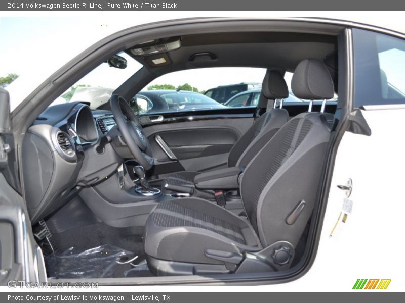 Pure White / Titan Black 2014 Volkswagen Beetle R-Line