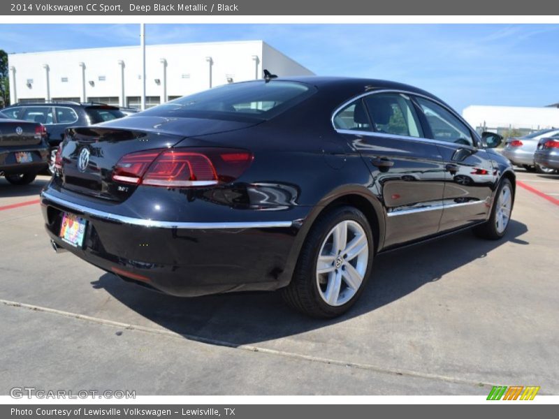 Deep Black Metallic / Black 2014 Volkswagen CC Sport