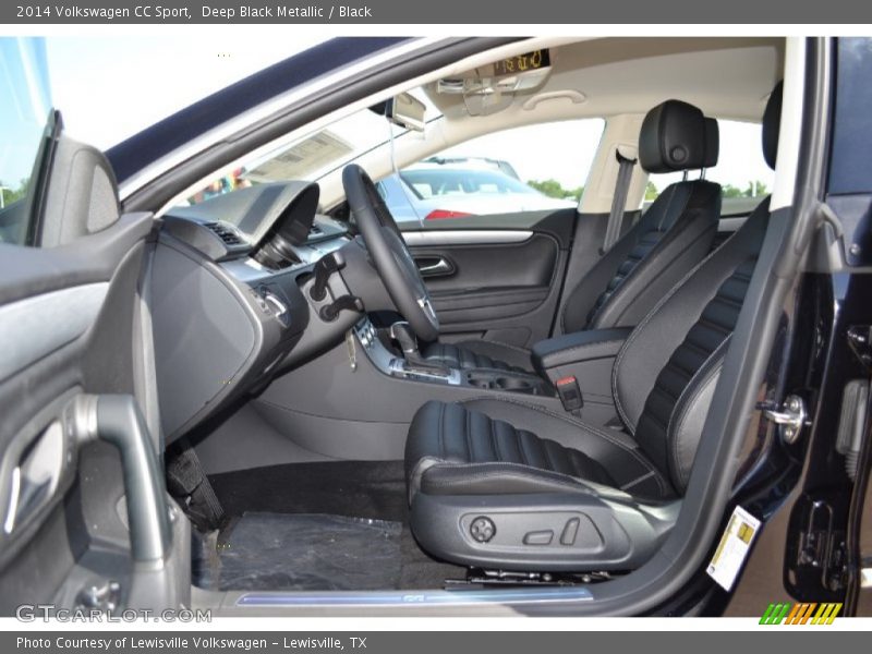 Deep Black Metallic / Black 2014 Volkswagen CC Sport