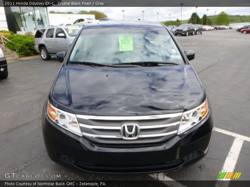 Crystal Black Pearl / Gray 2011 Honda Odyssey EX-L
