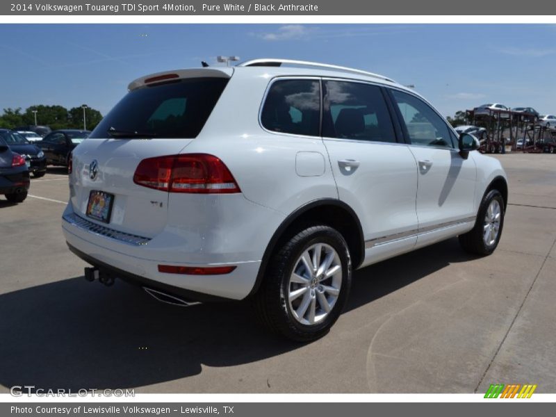 Pure White / Black Anthracite 2014 Volkswagen Touareg TDI Sport 4Motion