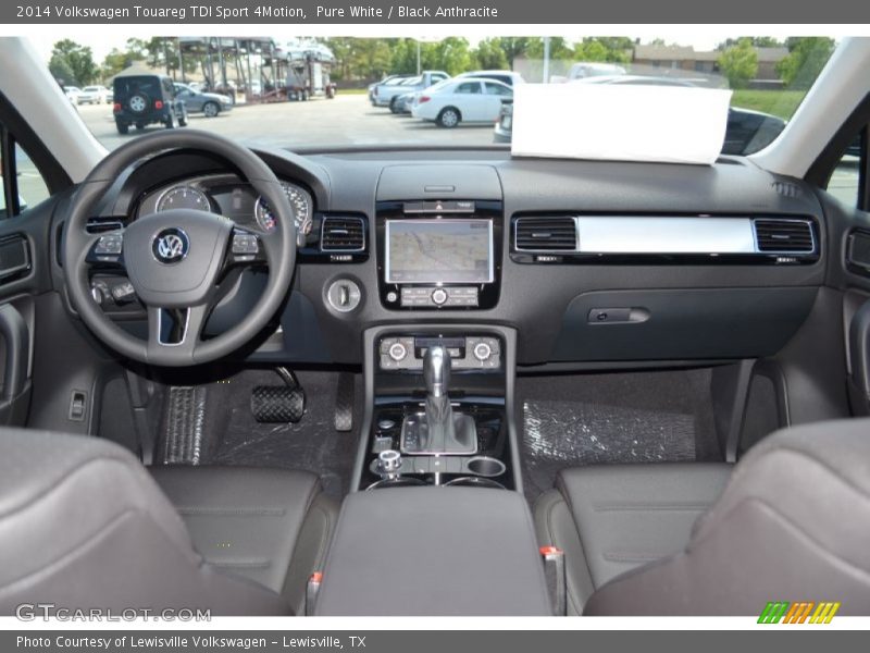 Pure White / Black Anthracite 2014 Volkswagen Touareg TDI Sport 4Motion