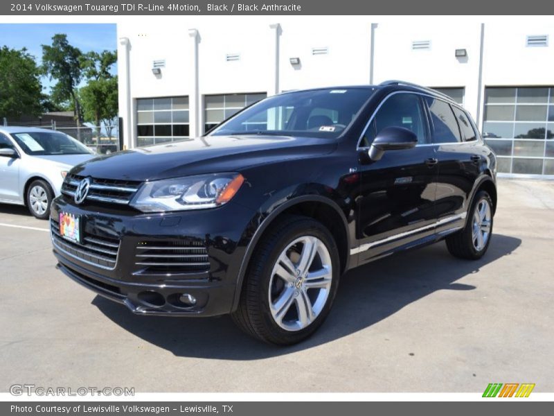 Black / Black Anthracite 2014 Volkswagen Touareg TDI R-Line 4Motion