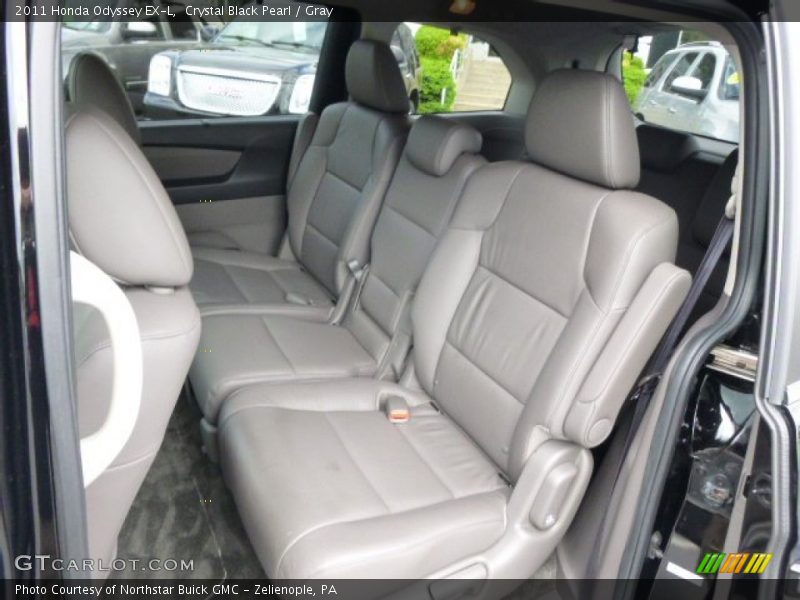 Crystal Black Pearl / Gray 2011 Honda Odyssey EX-L