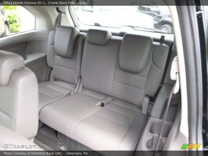 Crystal Black Pearl / Gray 2011 Honda Odyssey EX-L