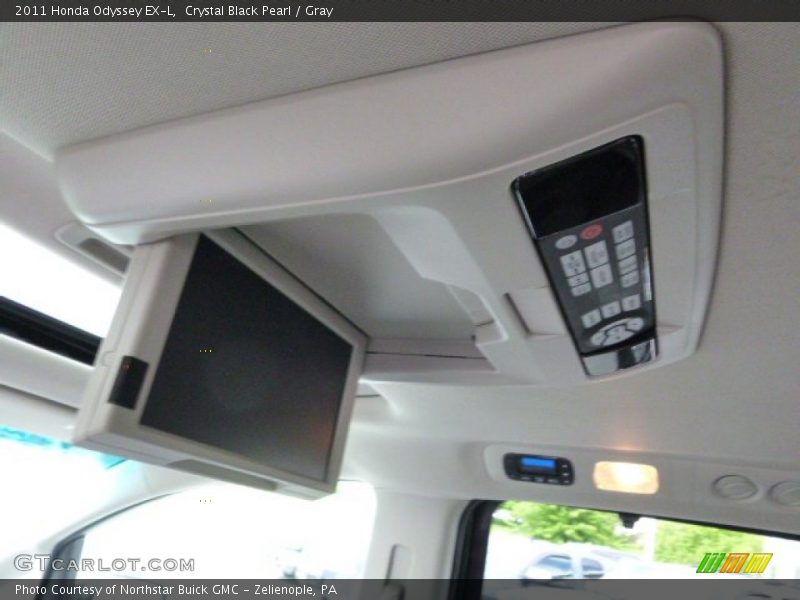 Crystal Black Pearl / Gray 2011 Honda Odyssey EX-L