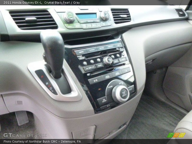 Crystal Black Pearl / Gray 2011 Honda Odyssey EX-L