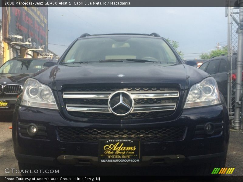 Capri Blue Metallic / Macadamia 2008 Mercedes-Benz GL 450 4Matic