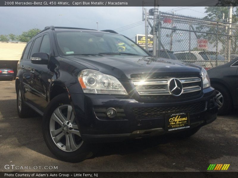 Capri Blue Metallic / Macadamia 2008 Mercedes-Benz GL 450 4Matic