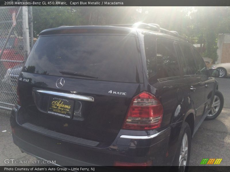 Capri Blue Metallic / Macadamia 2008 Mercedes-Benz GL 450 4Matic