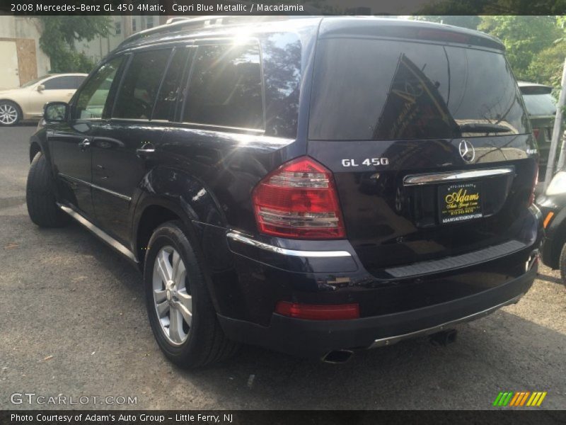 Capri Blue Metallic / Macadamia 2008 Mercedes-Benz GL 450 4Matic