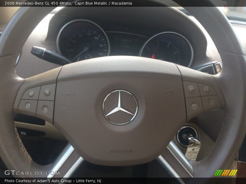Capri Blue Metallic / Macadamia 2008 Mercedes-Benz GL 450 4Matic