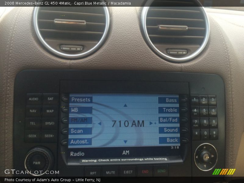 Capri Blue Metallic / Macadamia 2008 Mercedes-Benz GL 450 4Matic